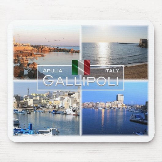 IT Italien - Apulien - Gallipoli - Mousepad (Vorne)