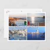IT Italien - Apulien - Gallipoli - Salento - Postkarte (Vorne/Hinten)