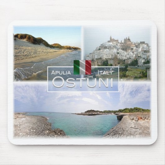 IT Italien - Apulien - Ostuni - Mousepad (Vorne)