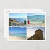 IT Italien - Apulien - Punta Prosciutto - - Postkarte (Vorne/Hinten)