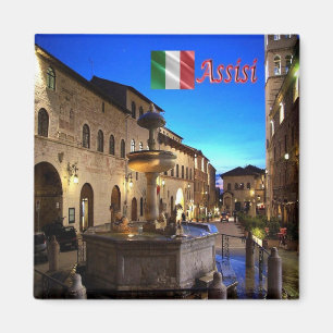 IT - Italien - Assisi - Piazza del Comune Magnet