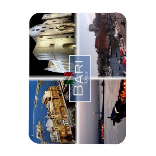 IT Italien - Bari - Magnet (Vertikal)