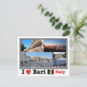 IT Italien - Bari - Mosaik - Postkarte (Stehend Vorderseite)