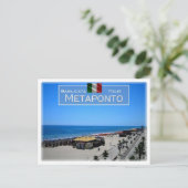 IT Italien - Basilicata - Metaponto - Postkarte (Stehend Vorderseite)