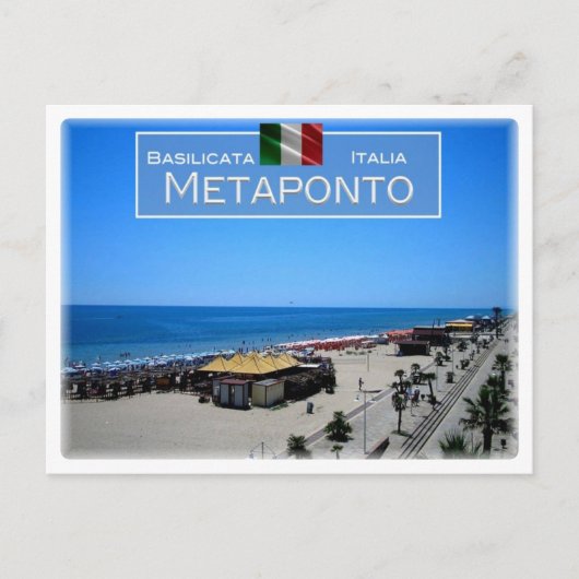 IT Italien - Basilicata - Metaponto - Postkarte (Vorderseite)