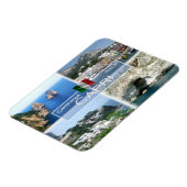 IT Italien - Capri - I Faraglioni - Marina Grande  Magnet (Linke Seite)