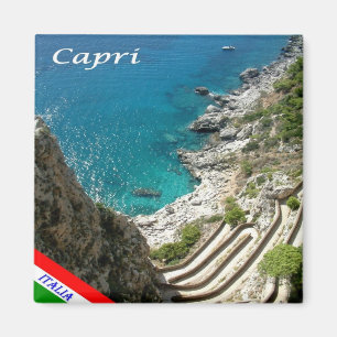 IT - Italien - Capri - Meeresweg Magnet