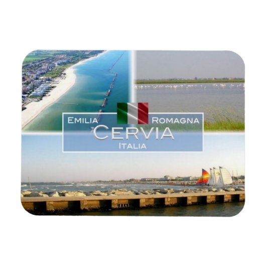 IT Italien - Cervia - Milano Marittima - Magnet (Horizontal)