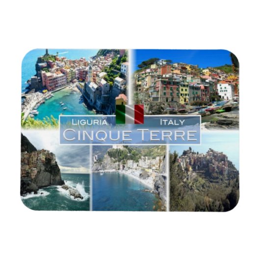IT Italien - Cinque Terre - Magnet (Horizontal)