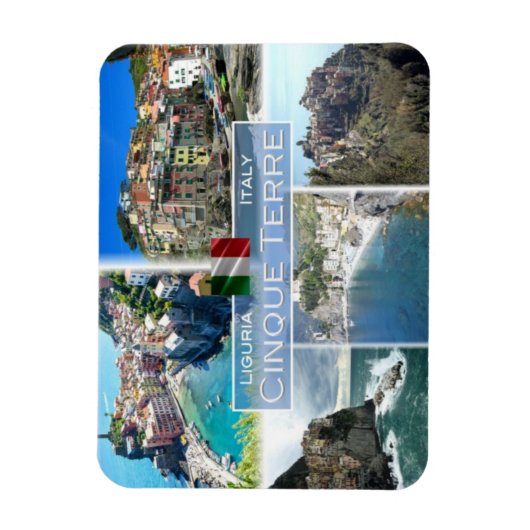 IT Italien - Cinque Terre - Magnet (Vertikal)