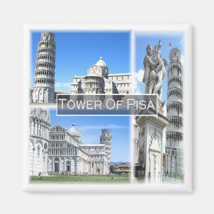 IT * Italien - Der Schießturm von Pisa Magnet