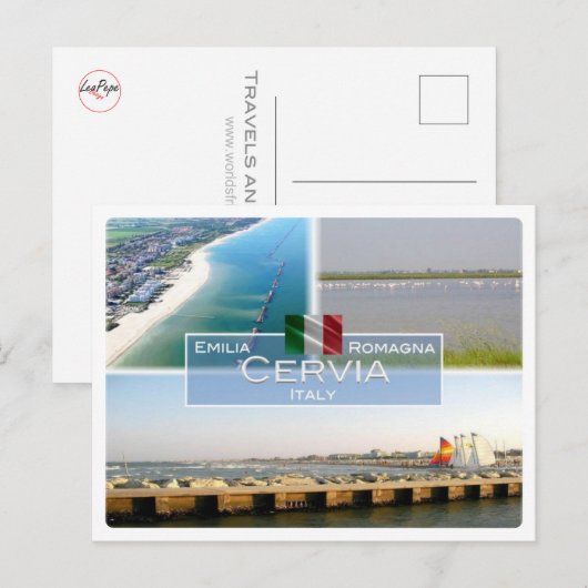 IT Italien - Emilia Romagna - Cervia - Postkarte (Vorne/Hinten)
