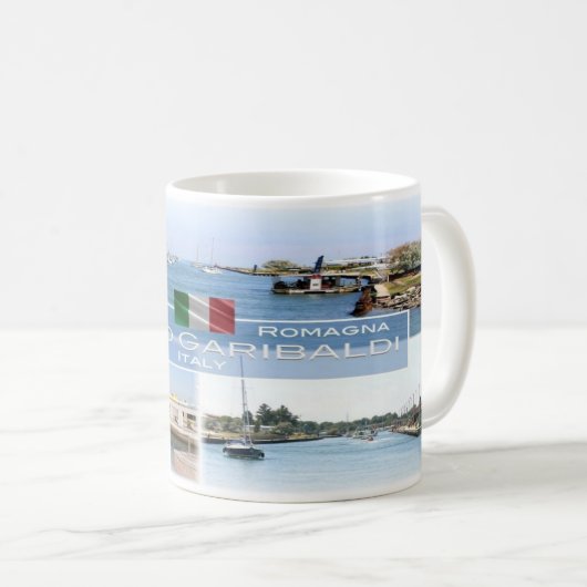IT Italien - Emilia Romagna - Porto Garibaldi - Kaffeetasse (VorderseiteRechts)