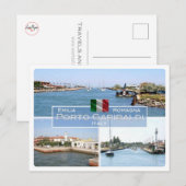 IT Italien - Emilia Romagna - Porto Garibaldi - Postkarte (Vorne/Hinten)