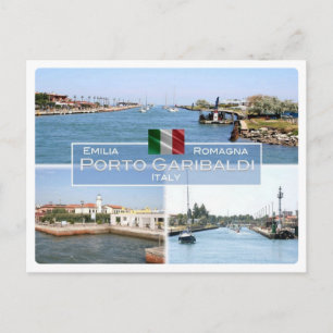 IT Italien - Emilia Romagna - Porto Garibaldi - Postkarte