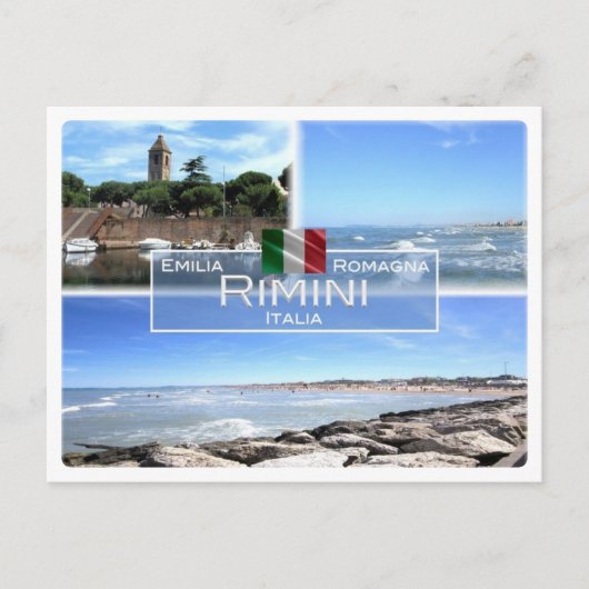 IT Italien - Emilia Romagna - Rimini - Postkarte (Vorderseite)