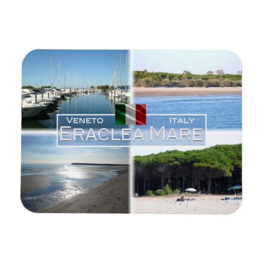 IT Italien - Eraclea Mare - Pinewood - Magnet (Horizontal)