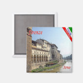 IT - Italien - Florenz - Arno Magnet (Vorderseite/Rückseite)