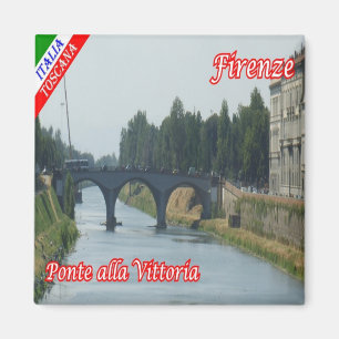 IT - Italien - Florenz - Brücke Ponte alla Vittori Magnet