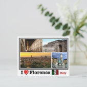 IT Italien - Florenz Firenze - Postkarte (Stehend Vorderseite)