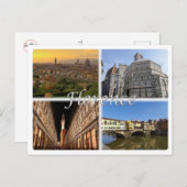 IT Italien - Florenz Firenze - Postkarte (Vorne/Hinten)