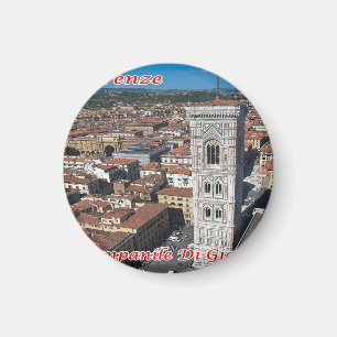 IT - Italien - Florenz - Giotto-Bell-Turm Magnet