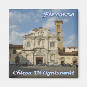 IT - Italien - Florenz - Kirche aller Heiligen Magnet