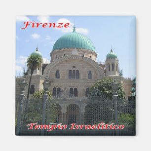 IT - Italien - Florenz - Tempio Israelitico Magnet
