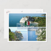 IT Italien - Friaul-Julisch Venetien - Duino - Postkarte (Vorne/Hinten)