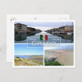 IT Italien - Friaul-Julisch Venetien - Grado - Postkarte (Vorne/Hinten)