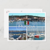 IT Italien - Friaul-Julisch Venetien - Muggia - Postkarte (Vorne/Hinten)