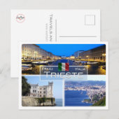 IT Italien - Friaul-Julisch Venetien - Triest - Postkarte (Vorne/Hinten)