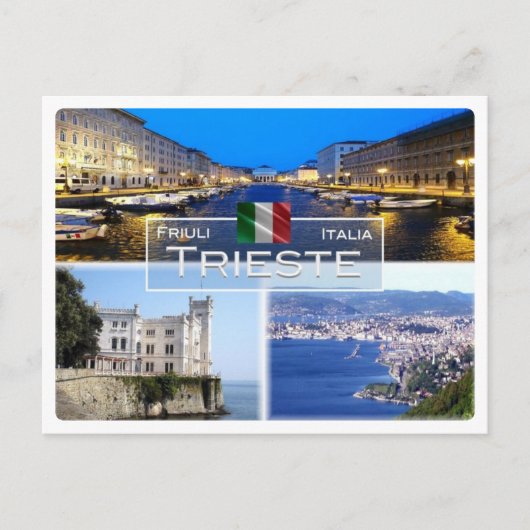 IT Italien - Friaul-Julisch Venetien - Triest - Postkarte (Vorderseite)