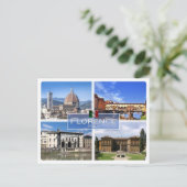 IT Italien - Italien - Florenz - Postkarte (Stehend Vorderseite)