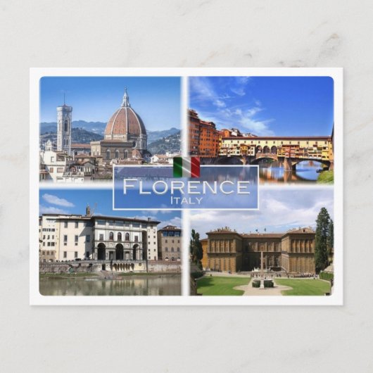 IT Italien - Italien - Florenz - Postkarte (Vorderseite)