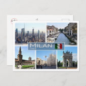 IT Italien - Italien - Mailand - Postkarte (Vorne/Hinten)