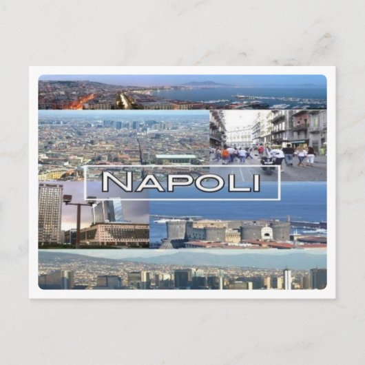 IT Italien - Italien - Neapel - Postkarte (Vorderseite)
