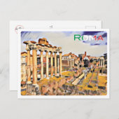 IT Italien - Italien - Roma - Postkarte (Vorne/Hinten)