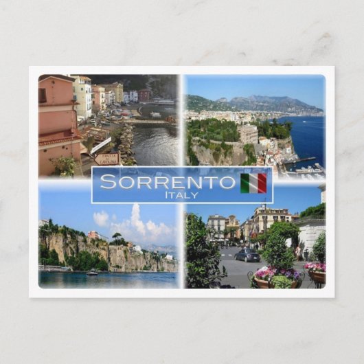 IT Italien - Italien - Sorrent - Amalfi Küste - Postkarte (Vorderseite)