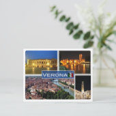IT Italien - Italien - Verona - Postkarte (Stehend Vorderseite)