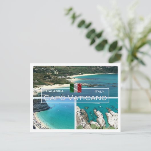 IT Italien - Kalabrien - Capo Vaticano - Postkarte (Stehend Vorderseite)