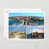 IT Italien - Kalabrien - Le Castella - Postkarte (Vorne/Hinten)