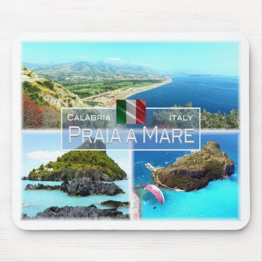 IT Italien - Kalabrien - Praia a Mare - Dino Islan Mousepad (Vorne)