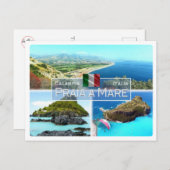 IT Italien - Kalabrien - Praia a Mare - Postkarte (Vorne/Hinten)