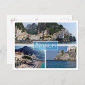IT Italien - Kampanien - Amalfi - Postkarte (Vorne/Hinten)
