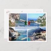 IT Italien - Kampanien - Amalfiküste - Postkarte (Vorne/Hinten)