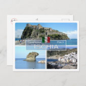 IT Italien - Kampanien - Ischia - Postkarte (Vorne/Hinten)