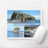 IT Italien - Kampanien - Isola d'Ischia - Mousepad (Mit Mouse)