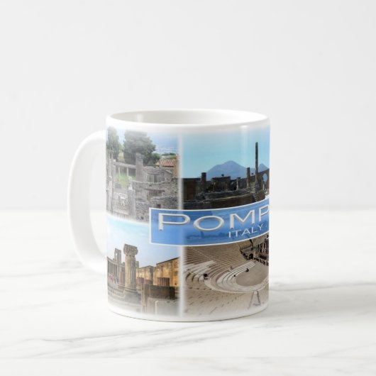IT Italien - Kampanien - Napoli - Pompei - Kaffeetasse (Vorderseite Links)