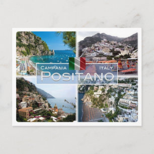 IT Italien - Kampanien - Positano - Postkarte